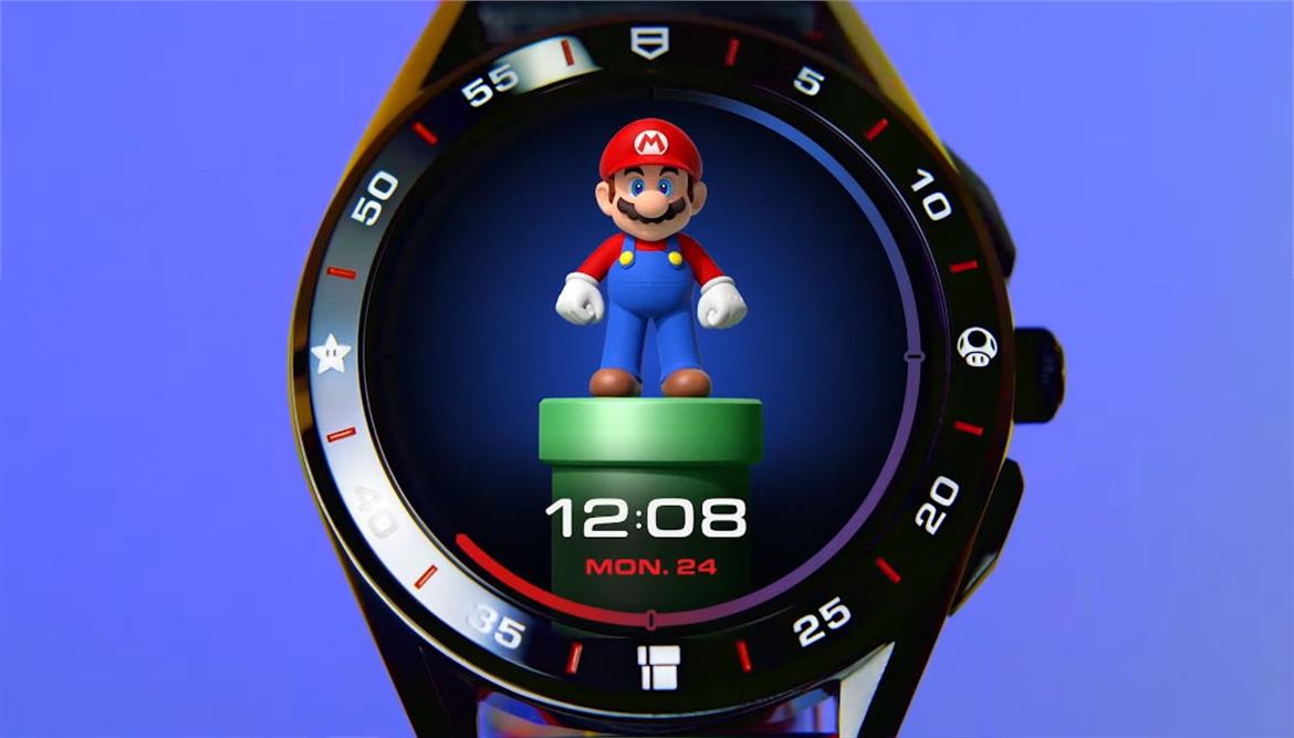 Super Mario Themed Tag Heuer Wear OS Smartwatch Is Super Exclusive And Costs $2,150