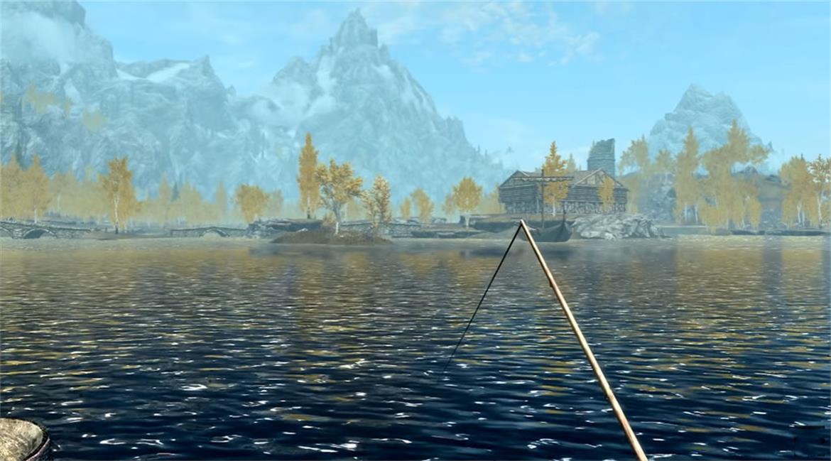 First Look At Skyrim 10th Anniversary Edition Highlights Fishing And Survival Modes