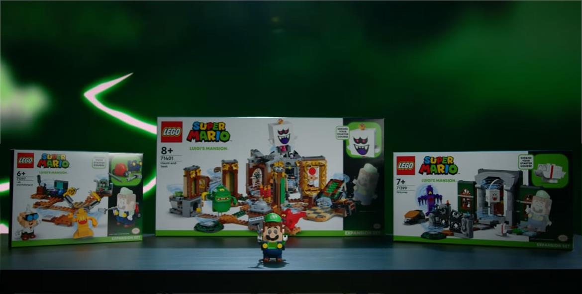 Halloween Treat: Nintendo And Lego Unveil Frightfully Fun Luigi's Mansion Sets