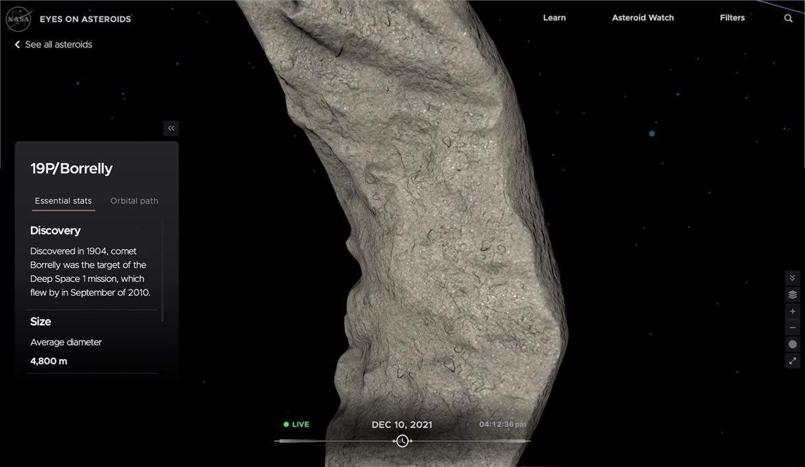 NASA’s Cool New Eyes On Asteroids App Let’s You Check Out Near Earth Objects In 3D