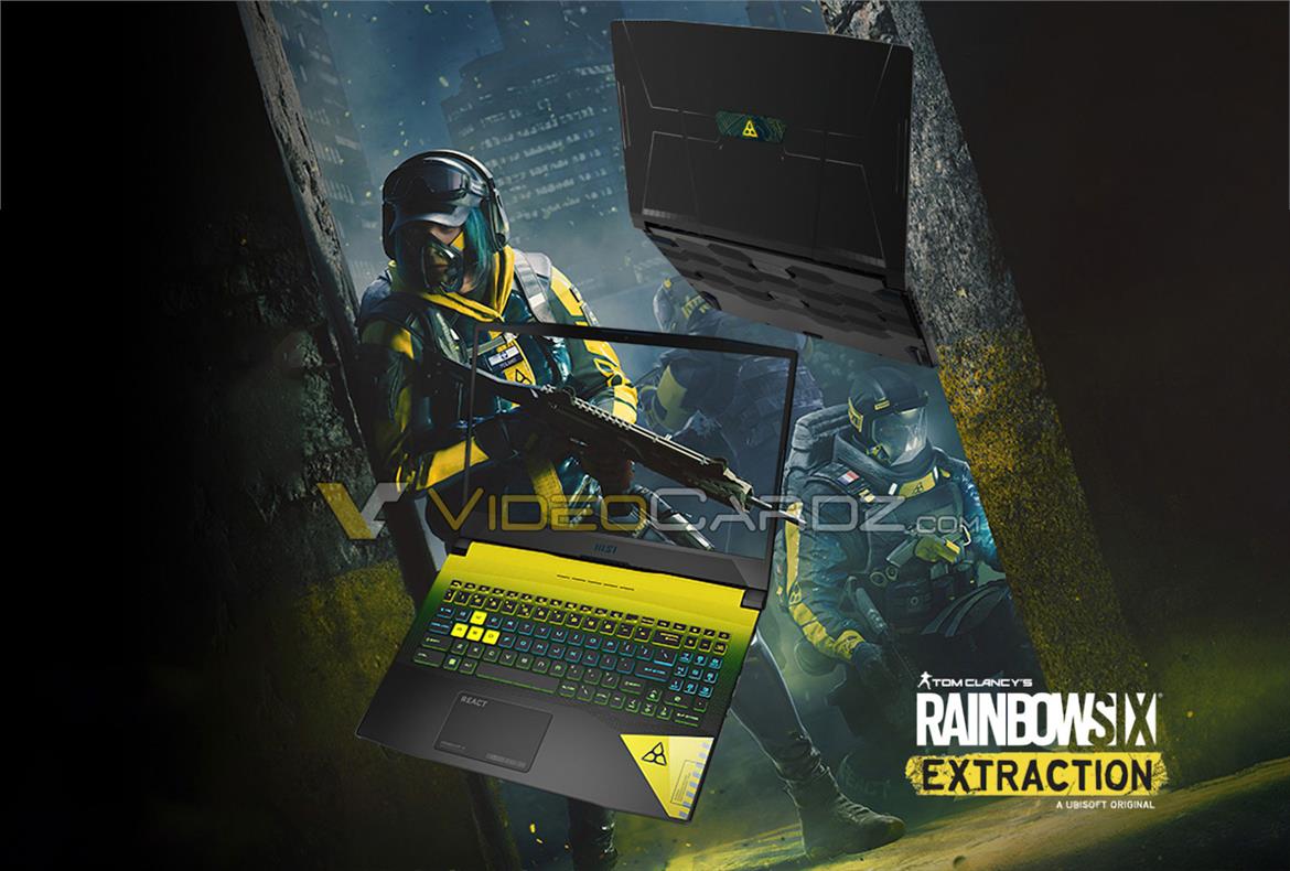 Rainbow Six Themed MSI Crosshair Gaming Laptop Breaks Cover With Unreleased Hardware