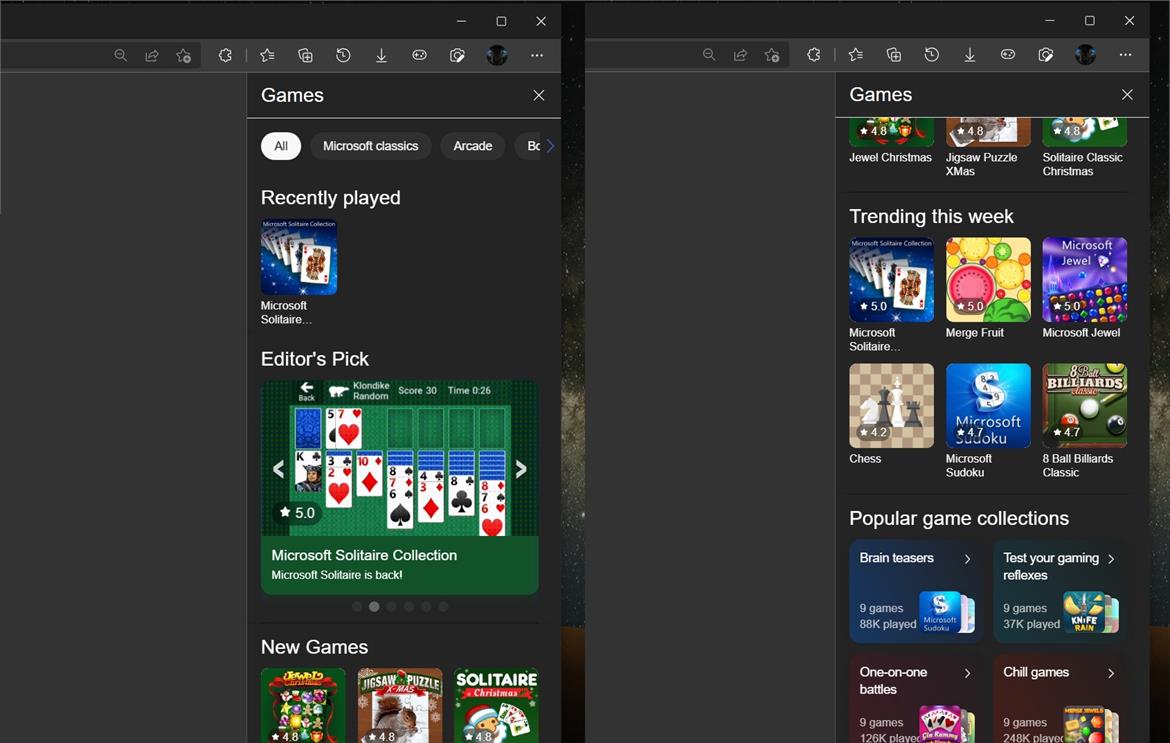 Microsoft Edge Is Getting A Games Panel, Here’s What It Does And How It Looks