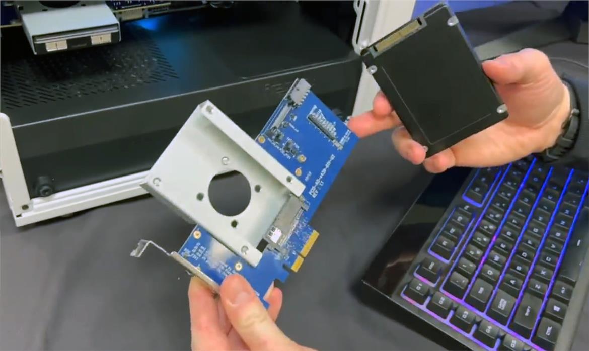 Intel’s PCIe 5 SSD Sneak Peek Shows Blistering-Fast 28GB/s Speeds With Dual Samsung Drives