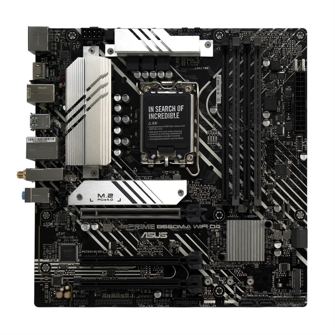 ASUS B660 And H610 Motherboard Models And Pricing Tipped In Retail Leak