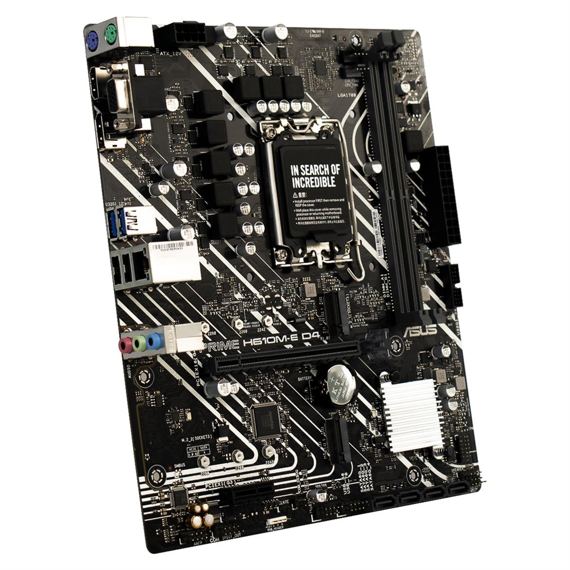 ASUS B660 And H610 Motherboard Models And Pricing Tipped In Retail Leak