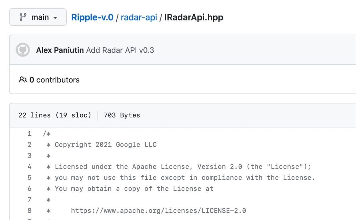 Google’s Ripple Is An Open Source Radar API That Will Enable New Privacy-Respecting Smart Devices