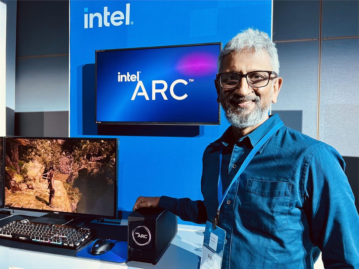 Intel Teases Arc Alchemist GPU In A Beast Canyon NUC Running Tomb Raider