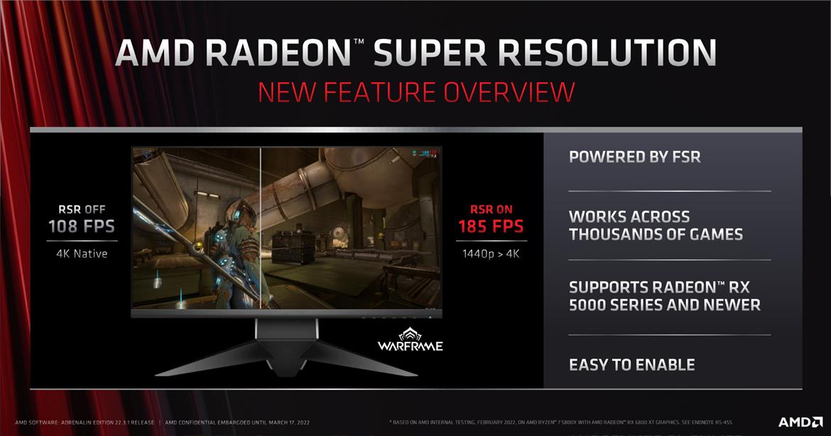 AMD Adrenalin Spring Refresh Brings New Upscaling Tech And Key Updates For PC Gamers