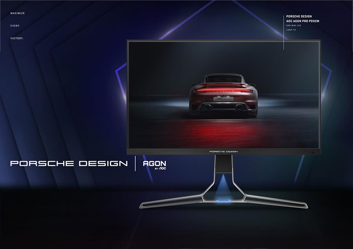 AOC And Porsche Unveil A Jaw Dropping 32-Inch 4K 144Hz Mini LED Gaming Monitor