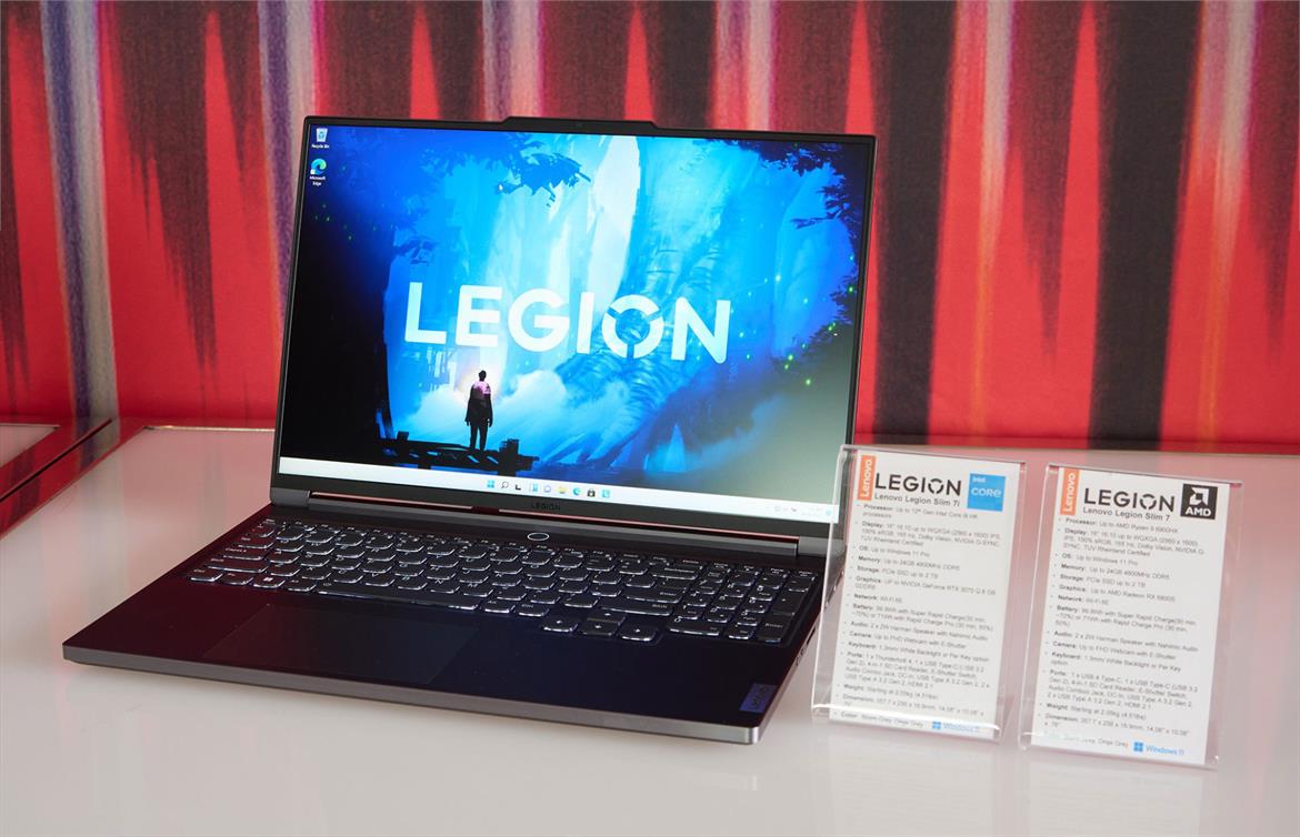 Lenovo's New Legion 7 Laptops Pack Serious Gaming Firepower With Alder Lake, Ryzen And GeForce
