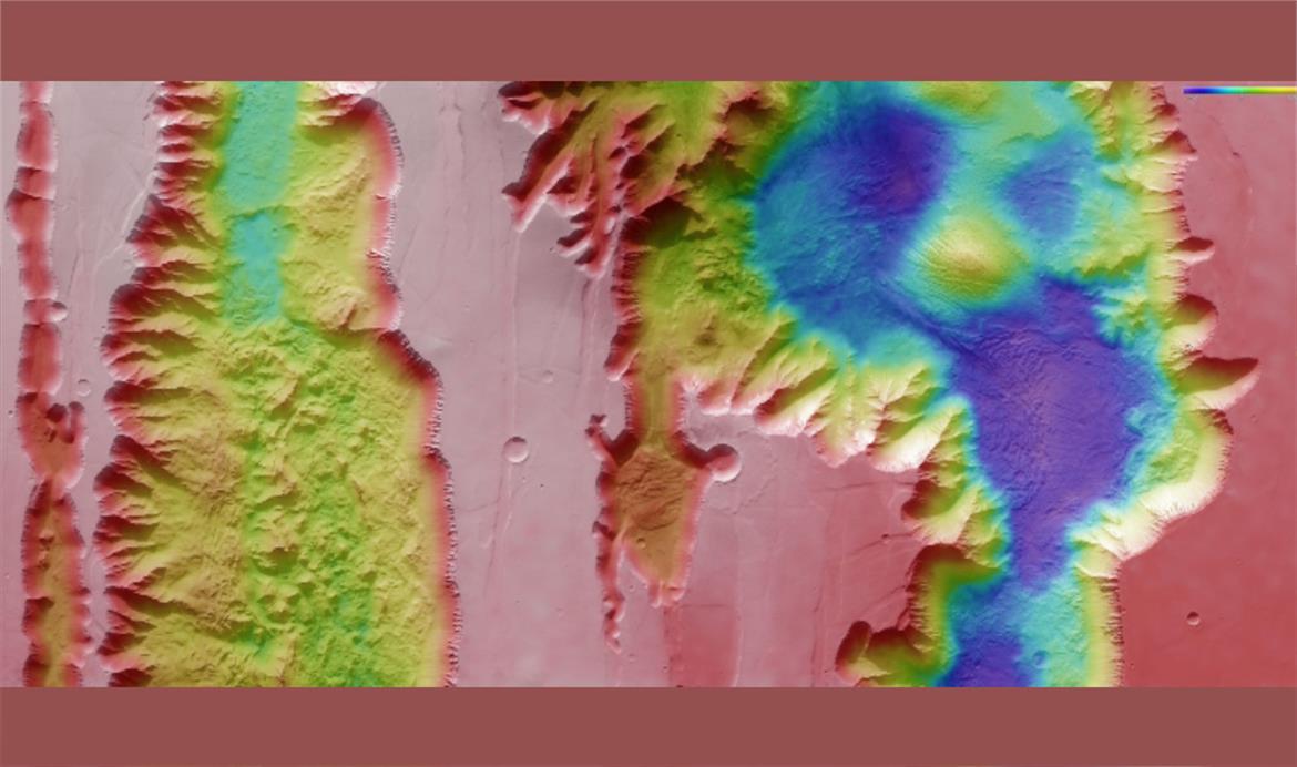Amazing Photos Show A Cosmic Grand Canyon On Mars That Dwarfs Ours Here On Earth