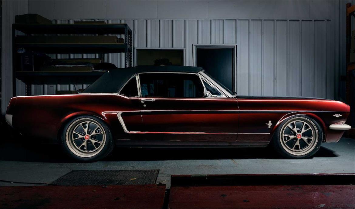 New 1964.5 Ford Mustang Restomod Is A Stunner In Candy Apple Red Glory