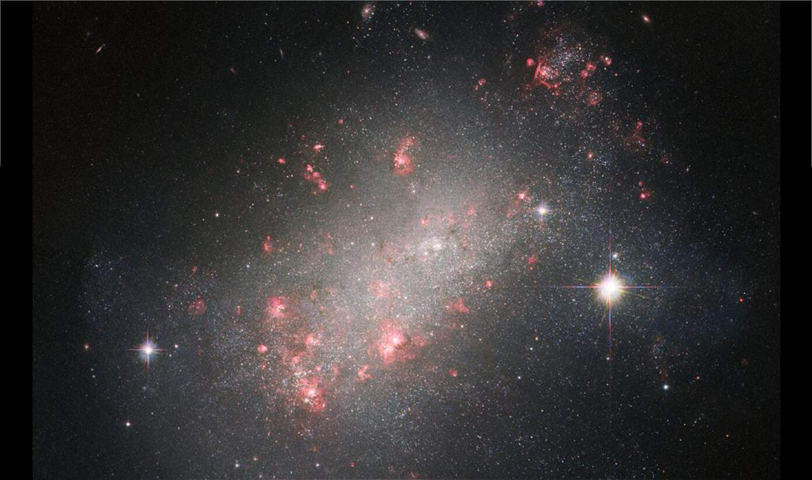 Dwarf Irregular Galaxy Spotted By Hubble Is A Galactic Marvel That Is Mesmerizing Astronomers