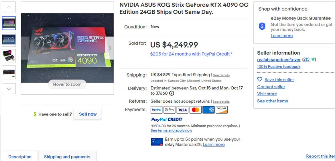 Scalpers Are Selling GeForce RTX 4090 Cards For $4,300 But Don't Be A Sucker