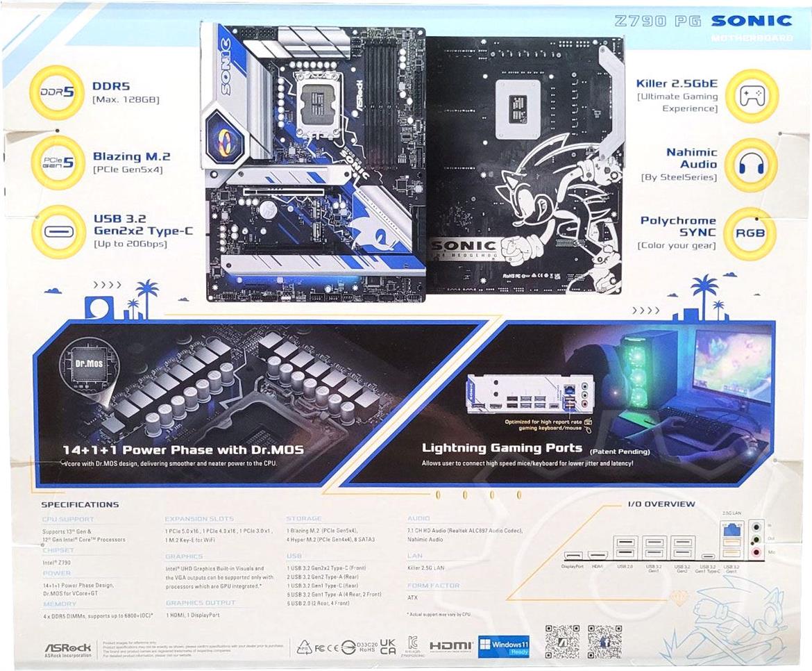 ASRock Is Releasing The Ultimate Z790 Motherboard For Sonic The Hedgehog Fans
