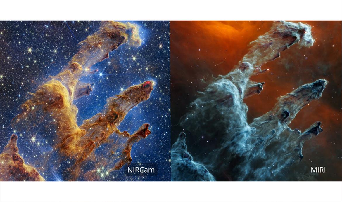 NASA’s Webb Telescope Reveals Chilling Ghostly Structures In The Pillars Of Creation