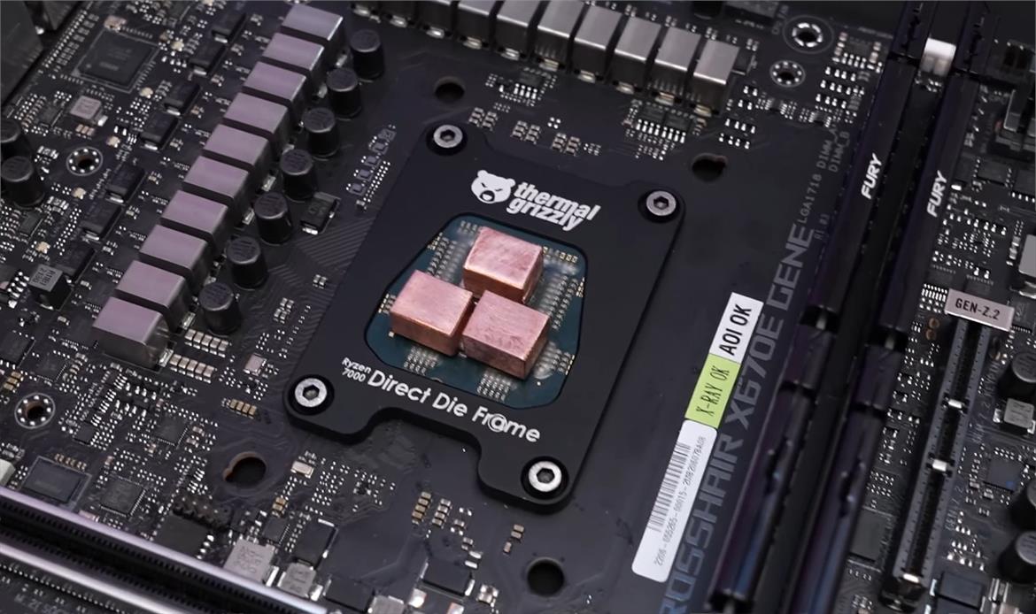 Delidding AMD's Ryzen 7 7600X Zen 4 CPU Yields A Chiplet Surprise