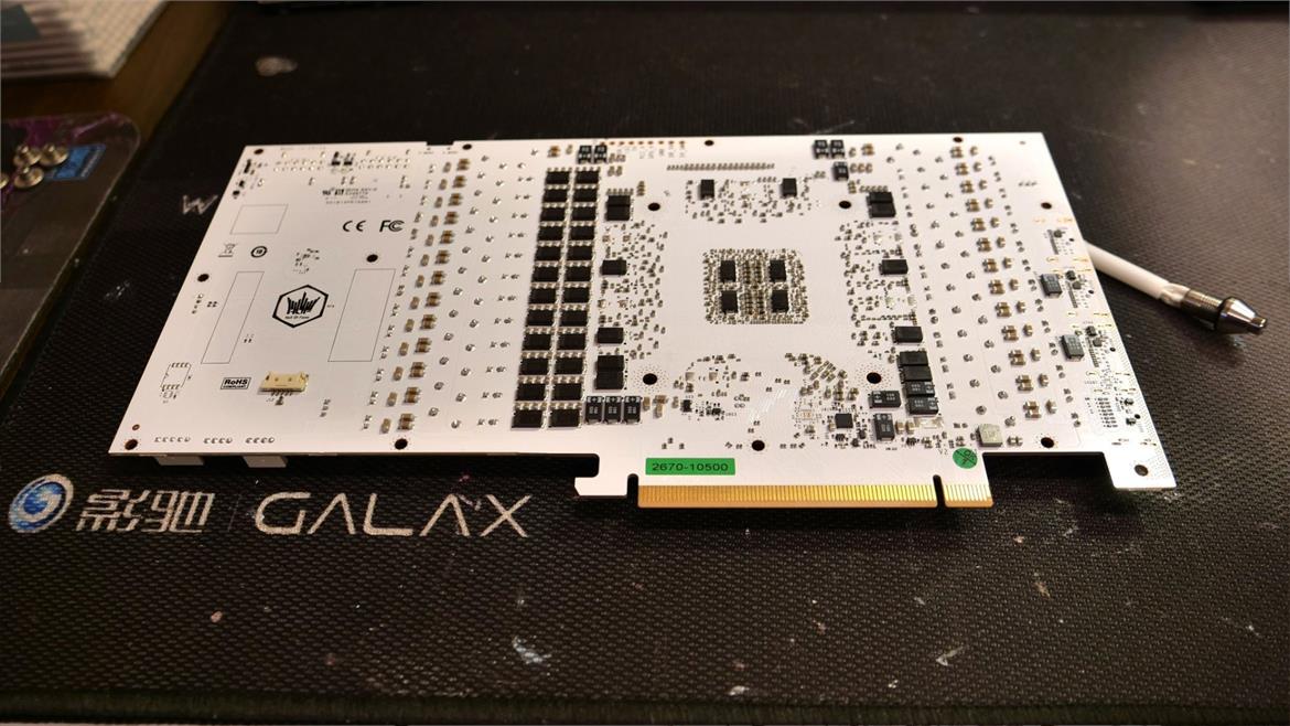 GALAX GeForce RTX 4090 HOF Rocks Dual 12-Pin Connectors In Naked Photo Shoot