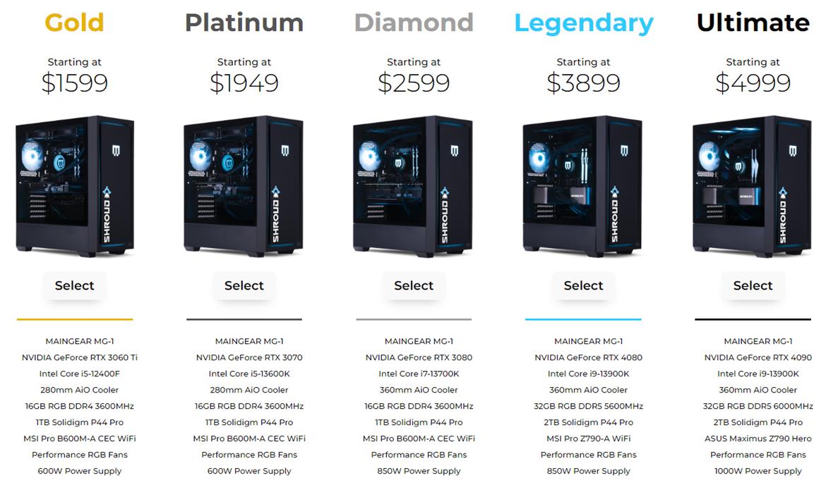 Shroud Joins Maingear And Launches Next Generation MG-1 Gaming Desktop