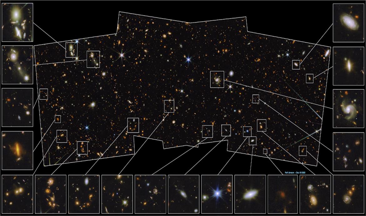 NASA's Space Telescope Spots Diamond-Studded Galaxy PEARLS And Astronomers Are Stunned