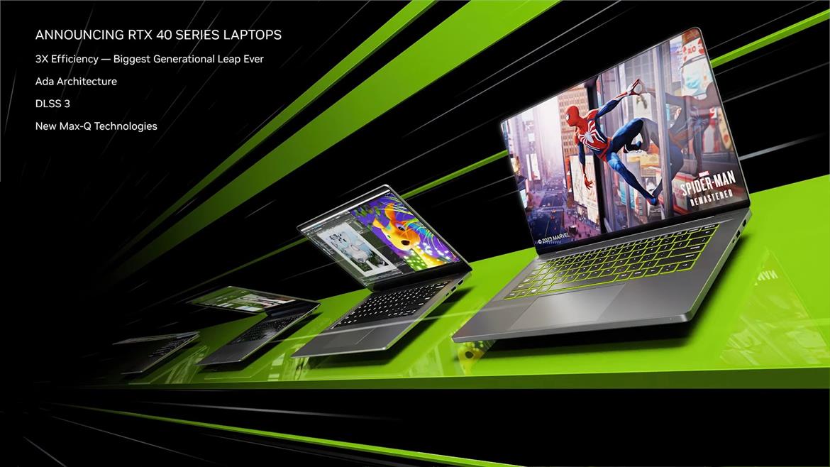 NVIDIA Launches RTX 40 Mobile GPUs Claiming Desktop-Class Gaming Performance For Laptops