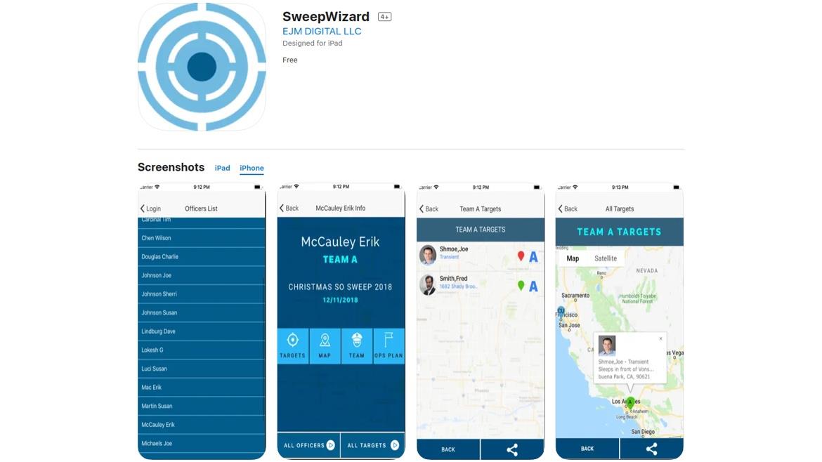 SweepWizard Law Enforcement App Gets Caught Leaking Private Police Data