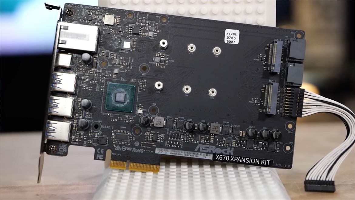 ASRock Teases A Wild Expansion Card That Turns AMD B650 Motherboards Into X670