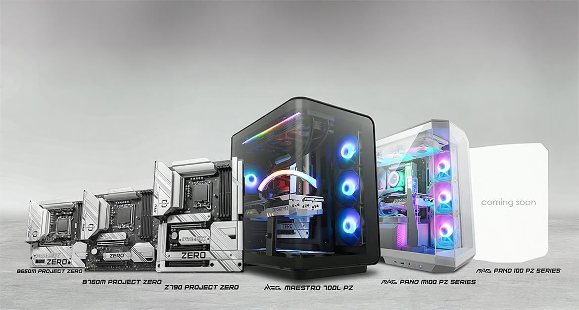 MSI's Project Zero Cases And Motherboards Arrive So Anyone Can Master Cable Management