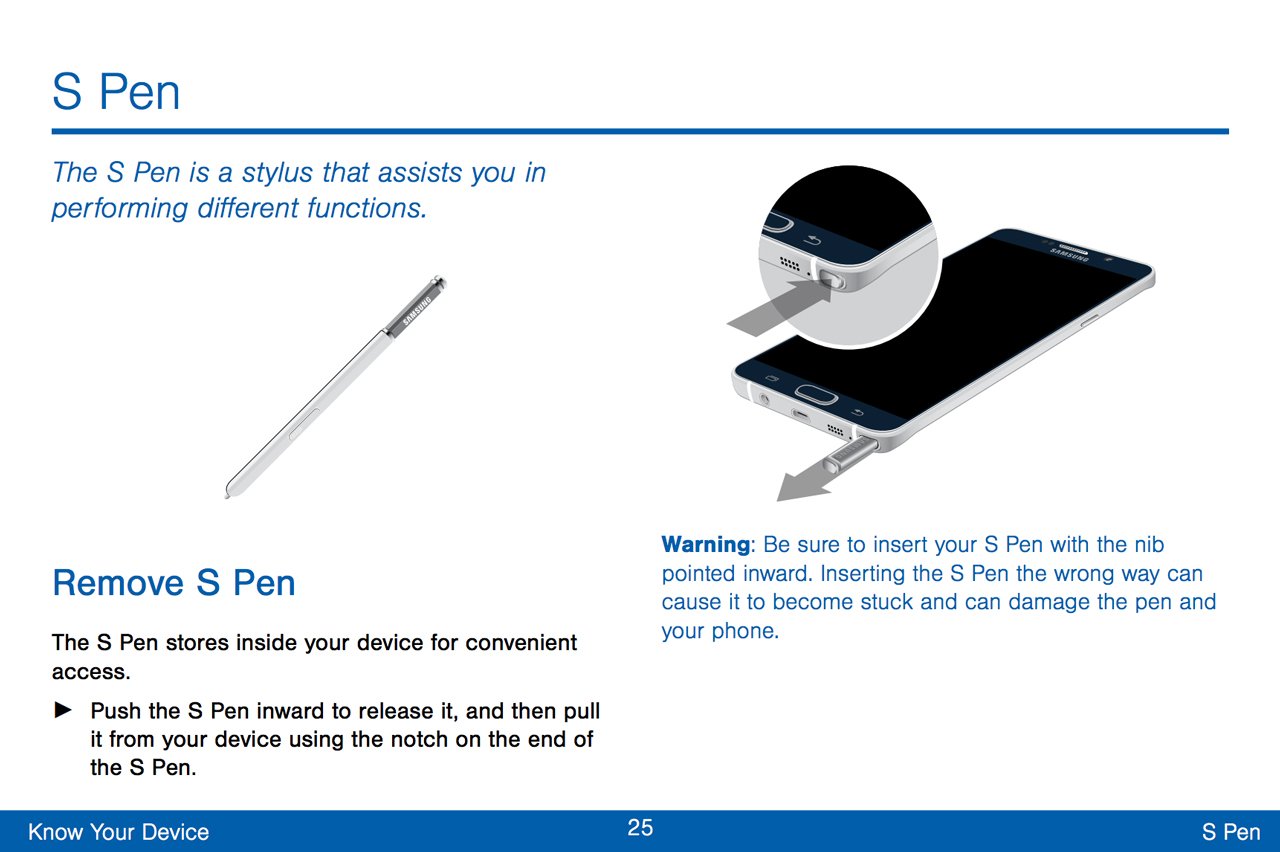 Samsung Tells Users To RTFM To Avoid Damaging Galaxy Note 5 Stylus Silo