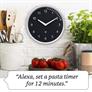 Amazon’s Sleek Echo Wall Clock Arrives For The Holidays With Alexa Smart Timers