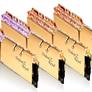 G.Skill Pimps Extreme Low Latency 32GB DDR4-4000 Kit In Blingy Gold
